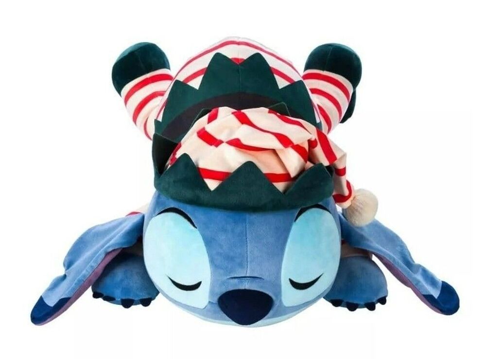 Disney Stitch 24" Cuddleez Christmas Elf Stitch Plush Toy